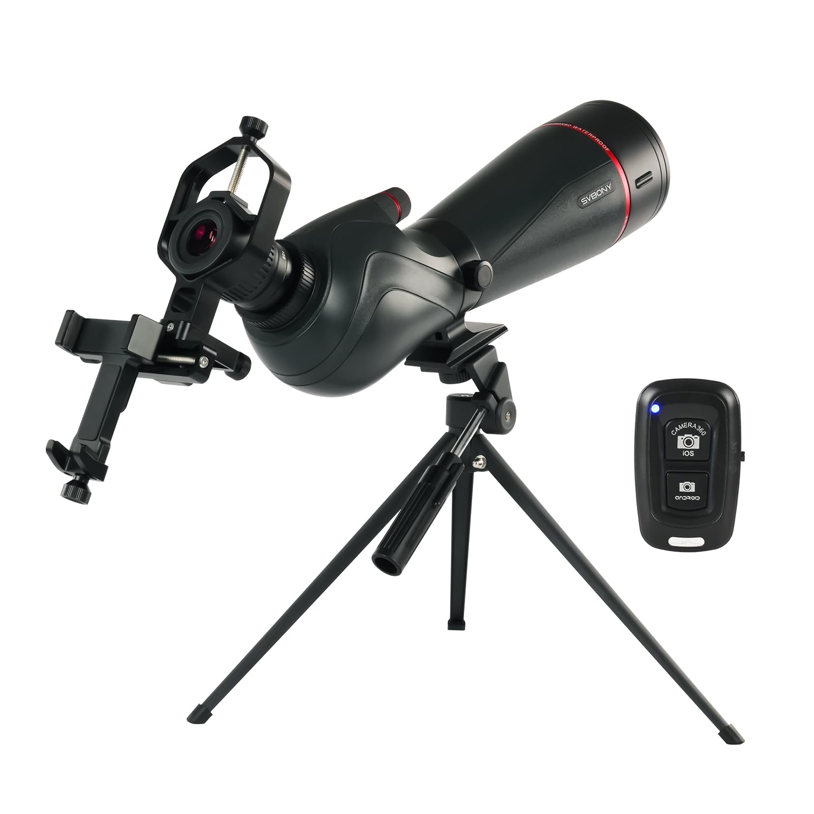 SVBONY SV406 Spektiv 20-60x80 mit Handyadapter