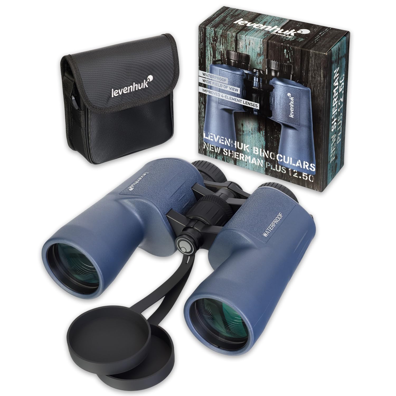 Levenhuk Sherman Plus 12x50 Fernglas Porro Bak-4 IP67