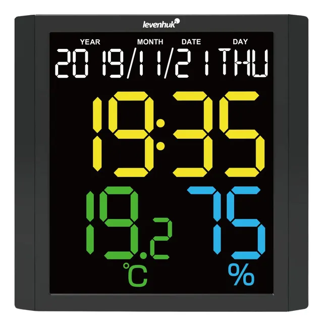 Levenhuk Wezzer PLUS LP10 Thermohygrometer mit Uhr