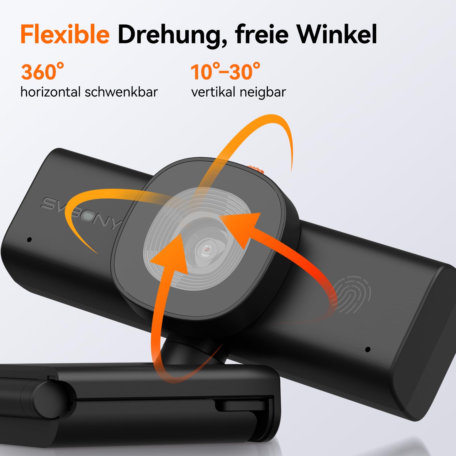 Svbony SVN W1 Webcam 2K 30fps Autofokus Mikrofon
