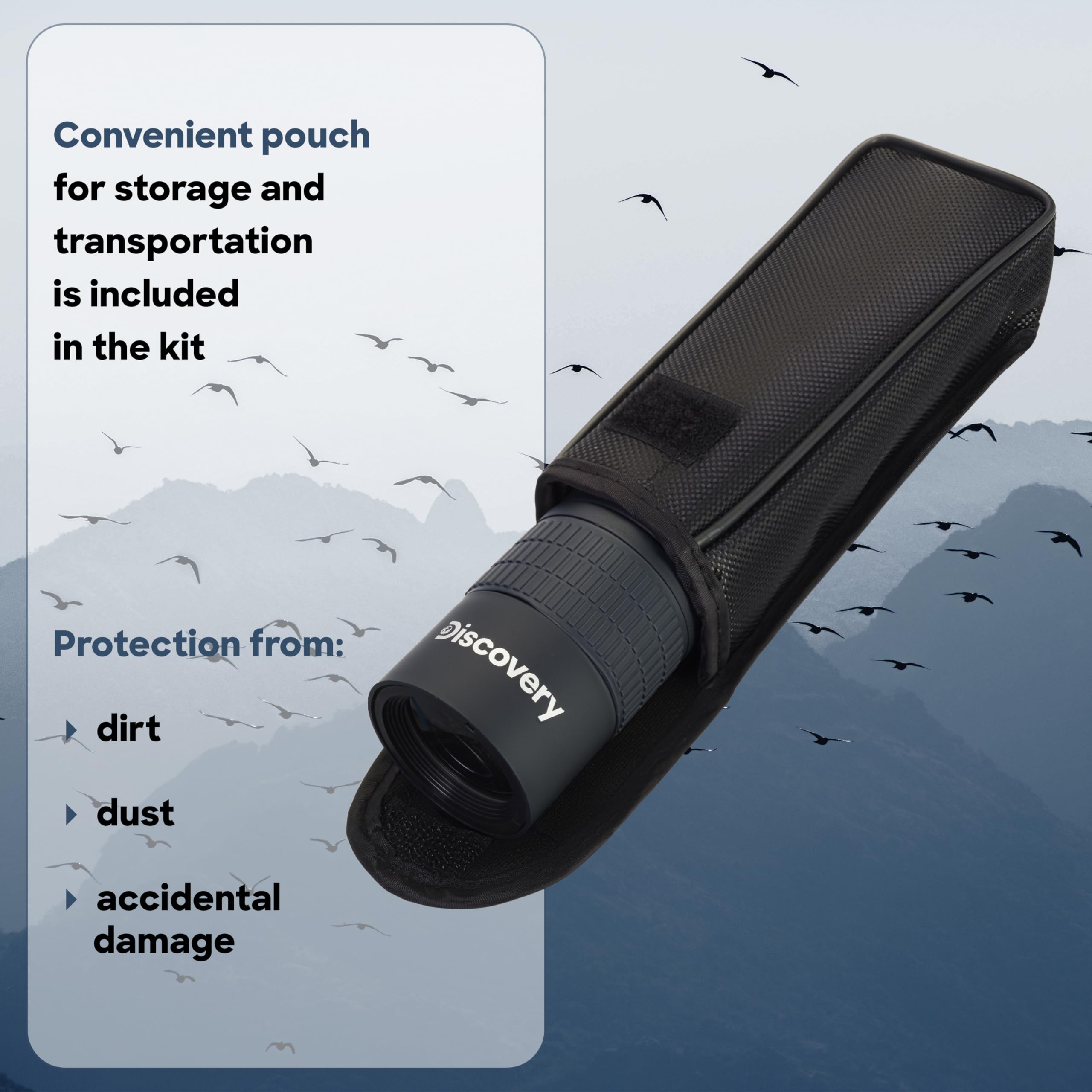Discovery Gator 10-30x31 Zoom-Monokular BK-7 Kompakt