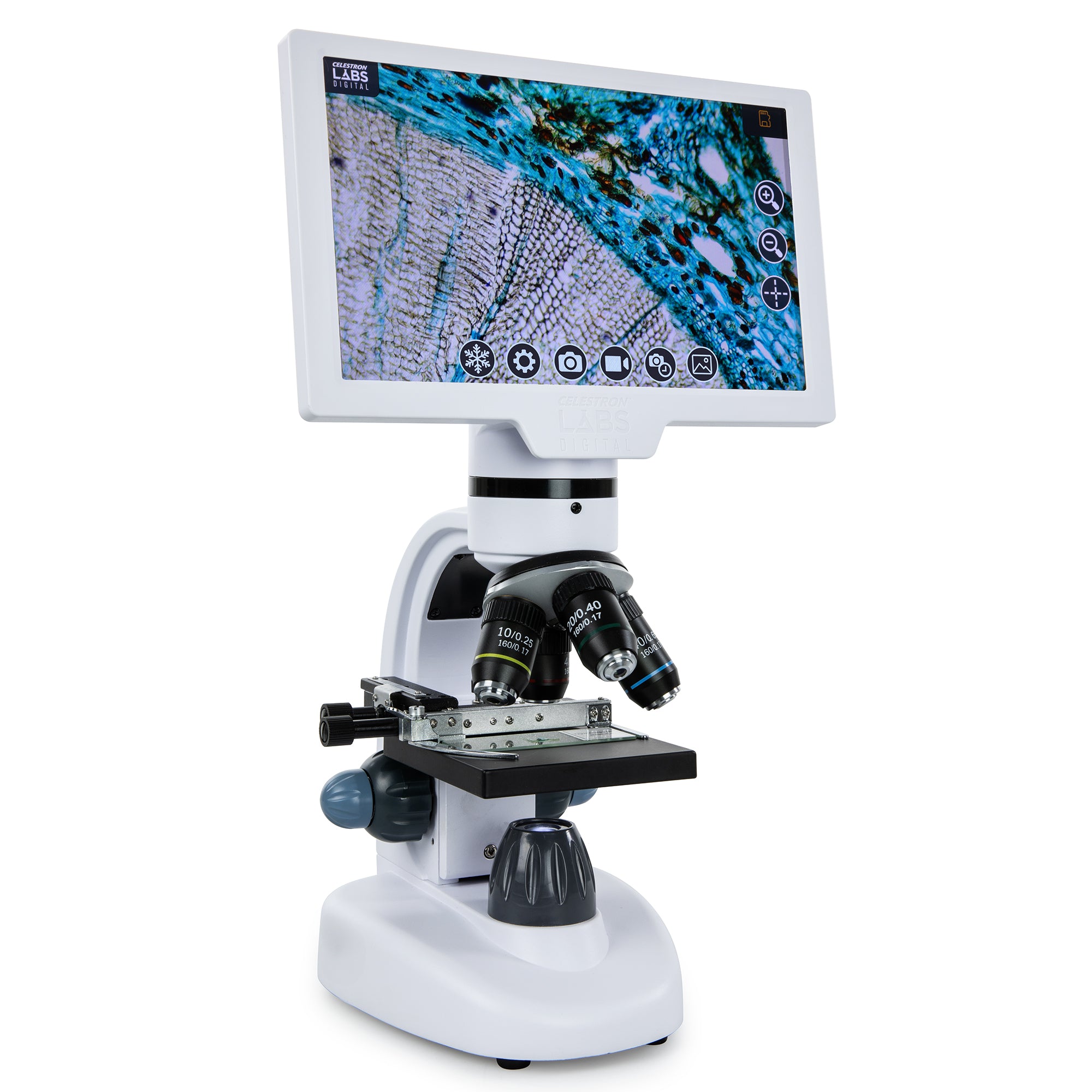 Celestron Labs Digital 9 Zoll LCD-Mikroskop 8MP Touchscreen