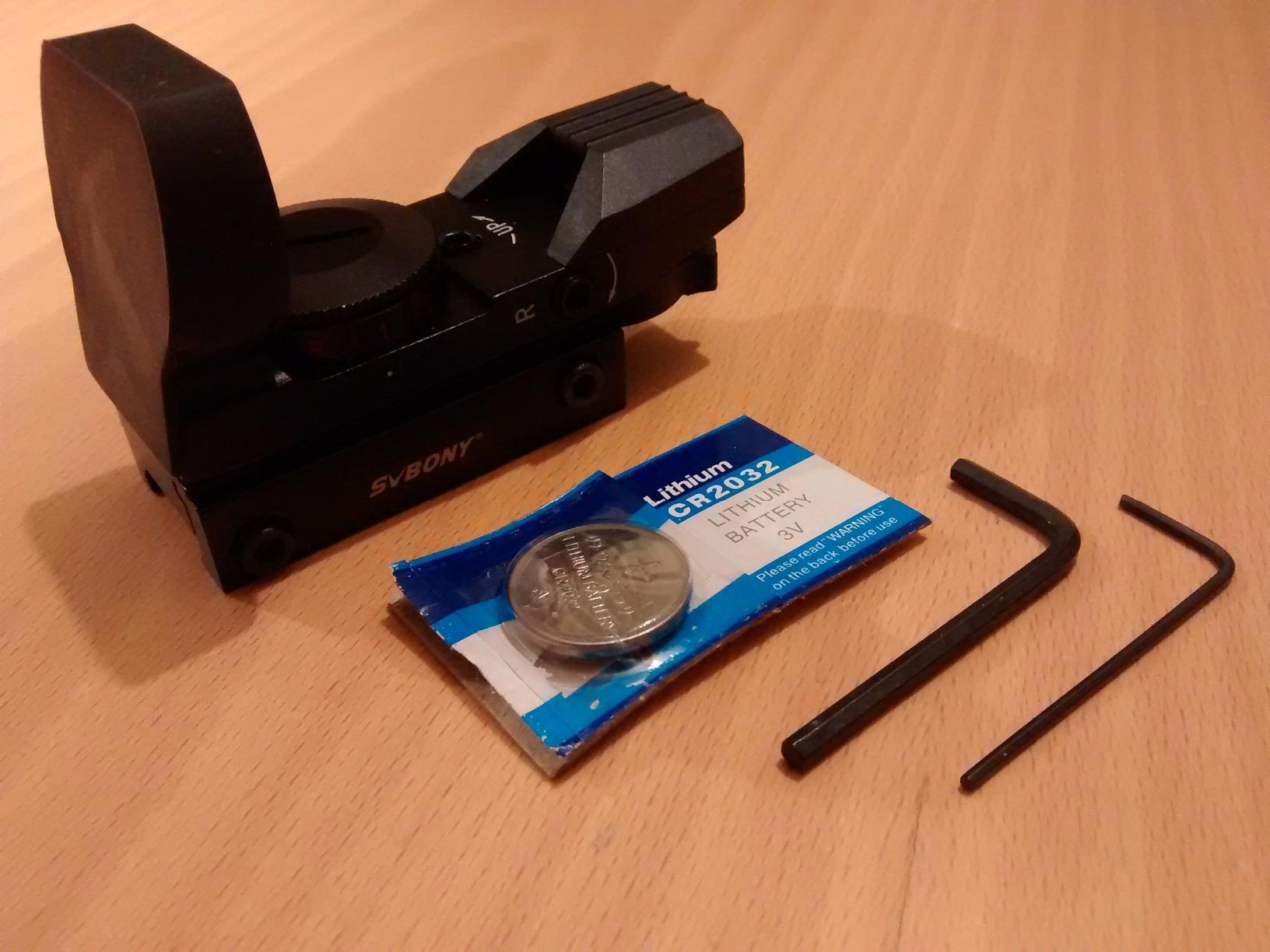 SVBONY Sport Optics Reflexvisier Rotpunkt 20mm 4 Absehen