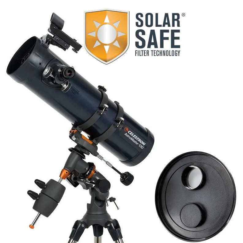 Celestron AstroMaster 130EQ-MD Teleskop 130mm mit Sonnenfilter