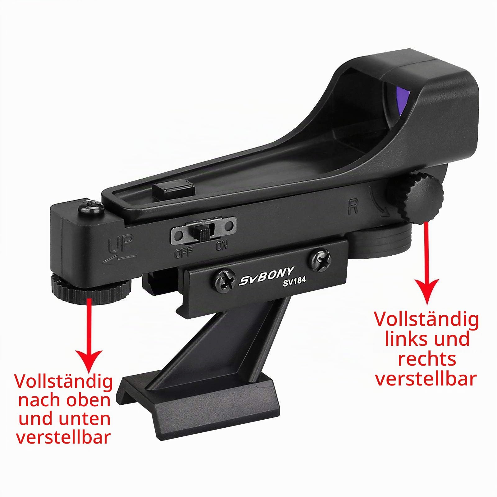 SVBONY SV184 Rotpunktsucher Teleskopzubehör mit Glasscheibe