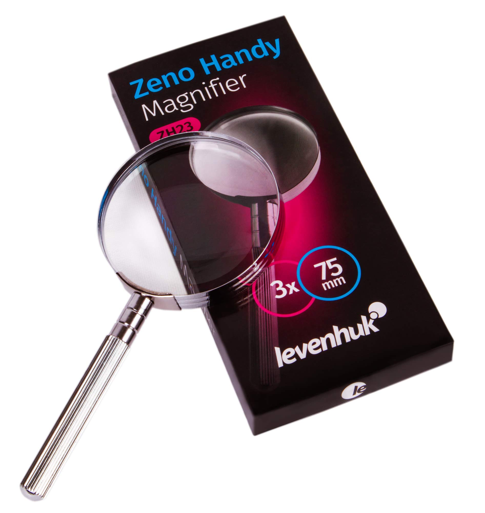 Levenhuk Zeno Handy ZH25 Handlupe LED 3x 75 mm