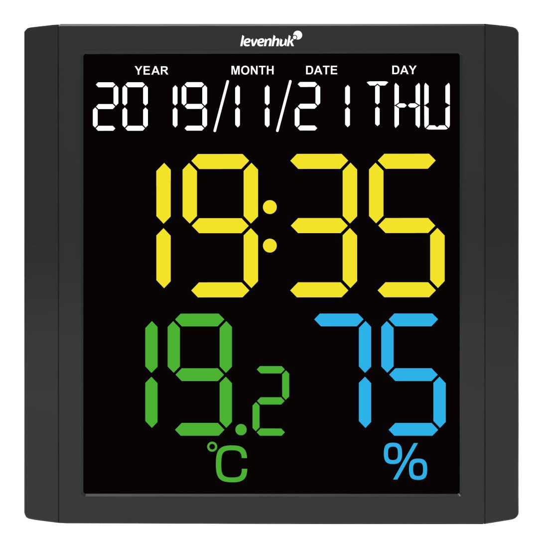 Levenhuk Wezzer PLUS LP10 Thermohygrometer mit Uhr