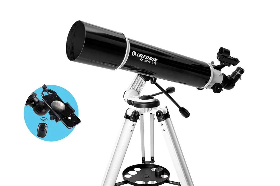 Celestron Omni AZ 102 Refraktor Teleskop 102mm gebraucht