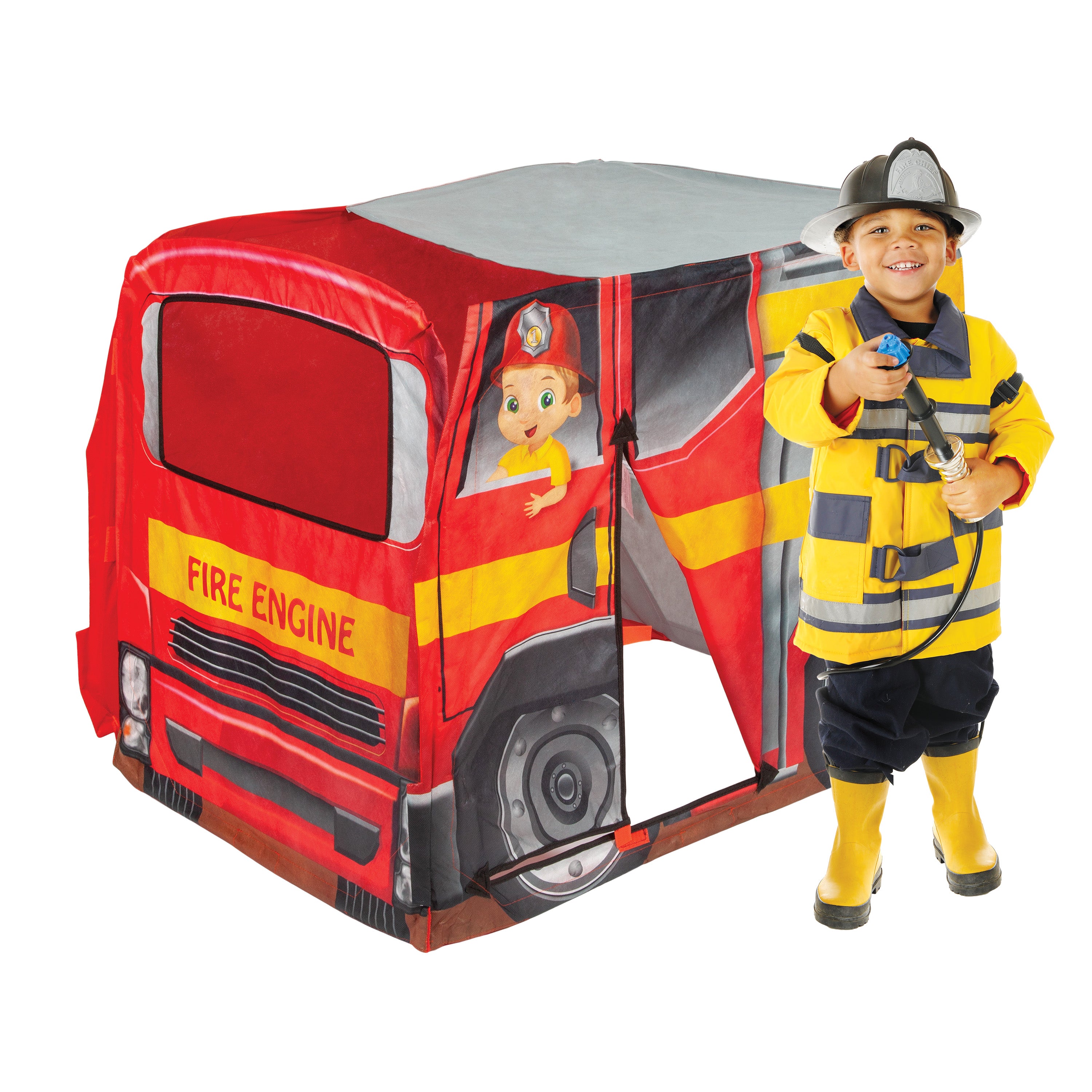 Explore Scientific Fire Engine Spielzelt Kinder ab 3 J