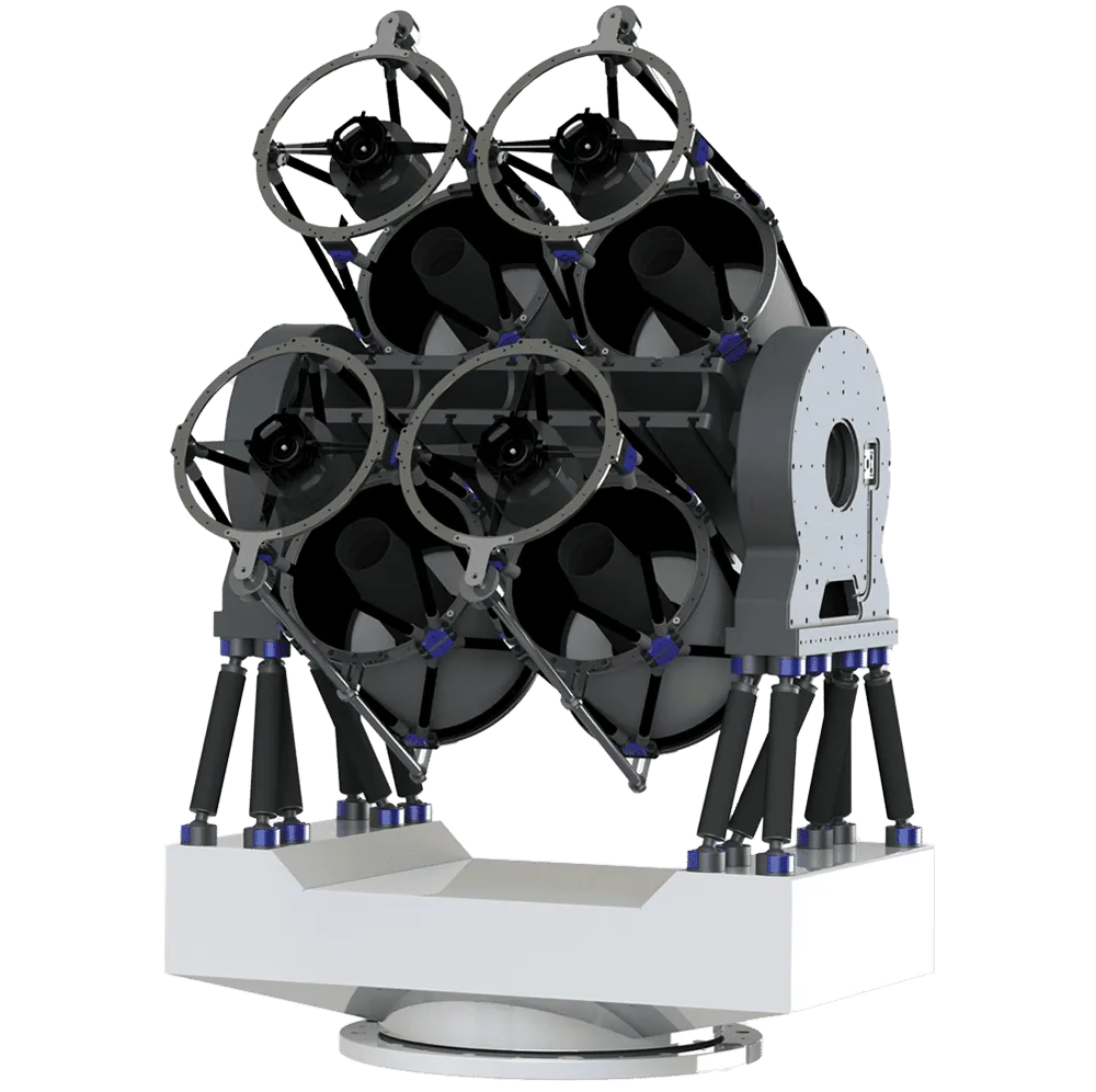 PlaneWave 700 Series Direct-Drive Gimbal Teleskop Montierung