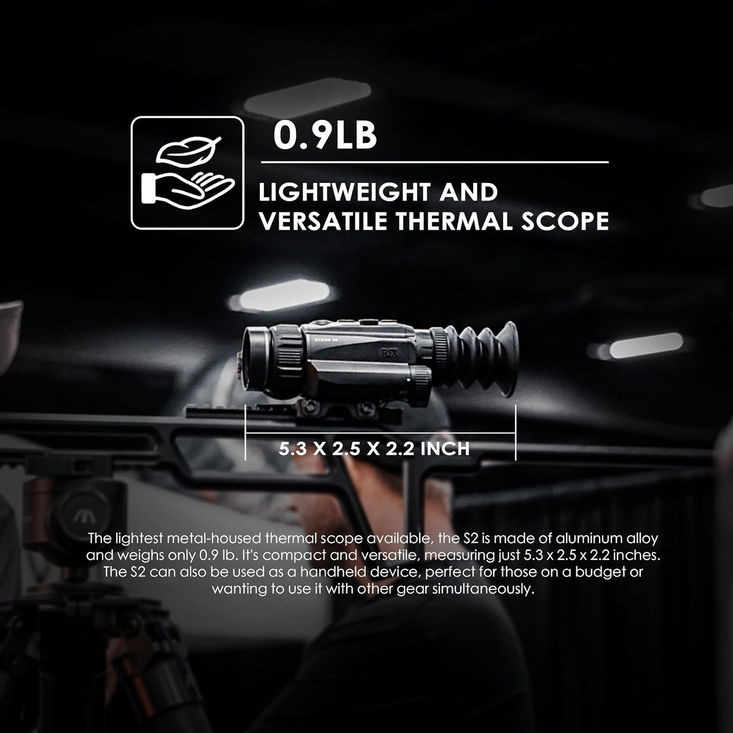 RIX Storm S2 + Pocket K2 Wärmebild-Set Zielfernrohr Monokular