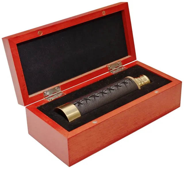 Levenhuk Spyglass SG2 Spektiv 12x30 Messing Leder