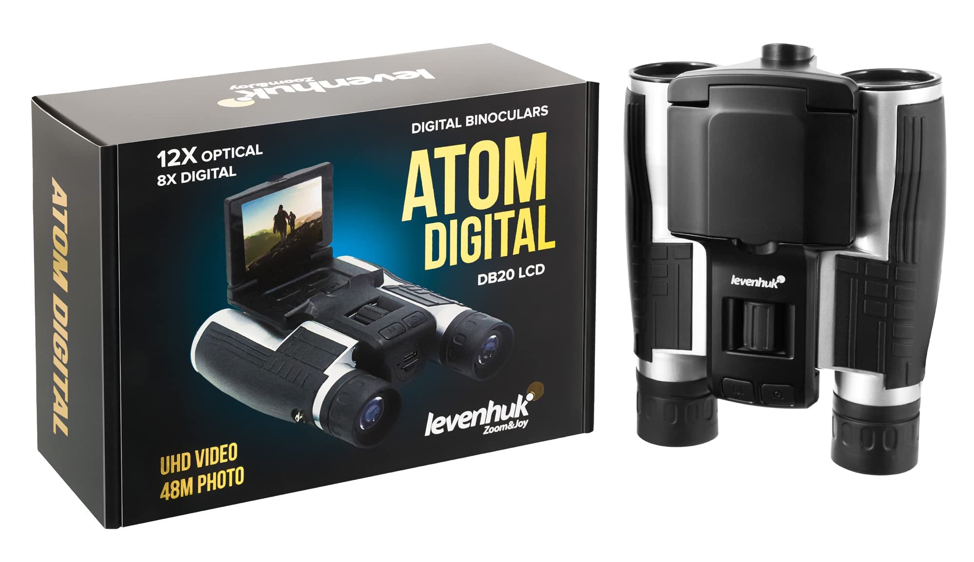 Levenhuk Atom Digital DB20 Fernglas 12x LCD