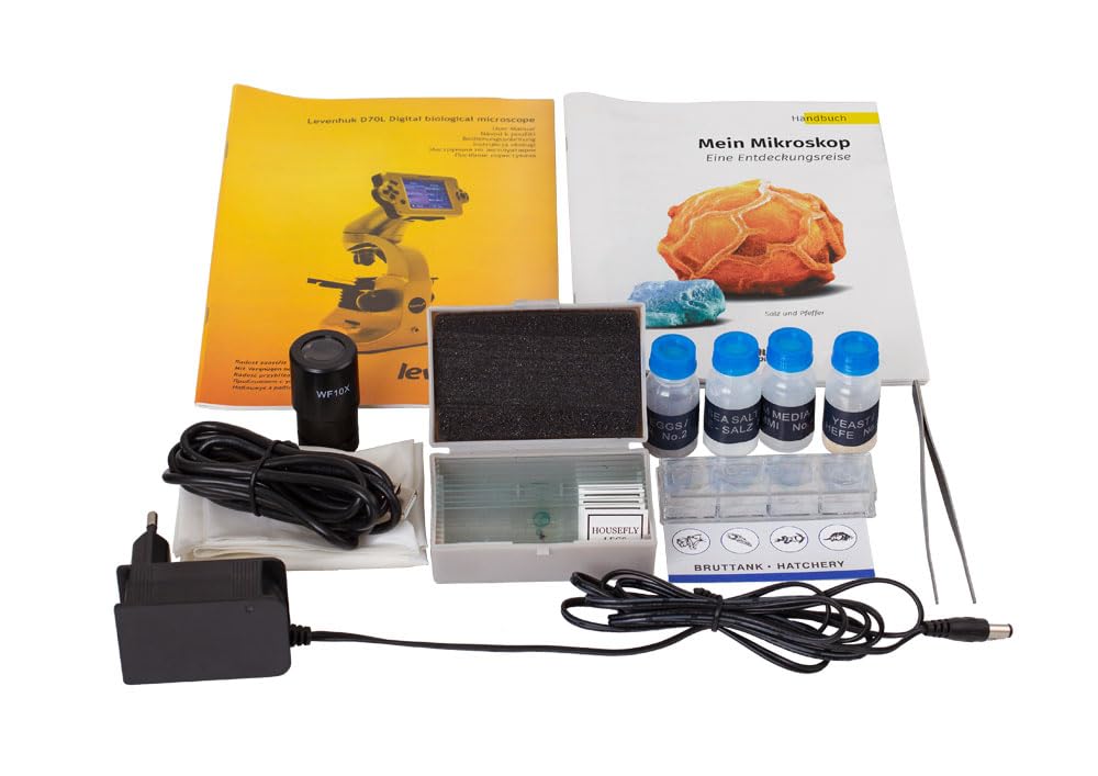 Levenhuk D70L Digital-Mikroskop 40-400x mit 3,6 Zoll LCD