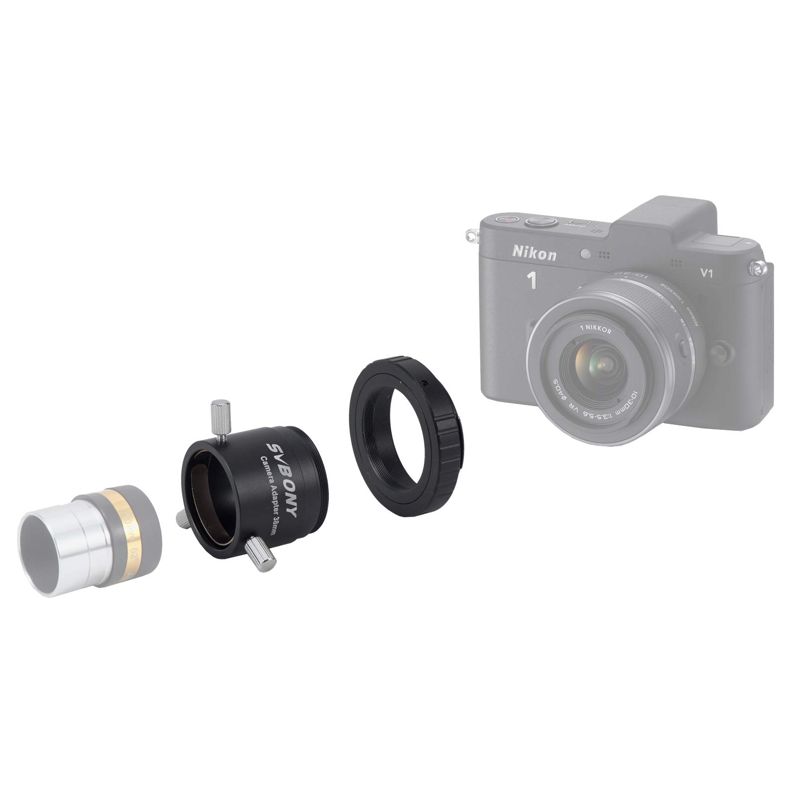 SVBONY SV186 Teleskop Kamera-Adapter T-Ring für Nikon