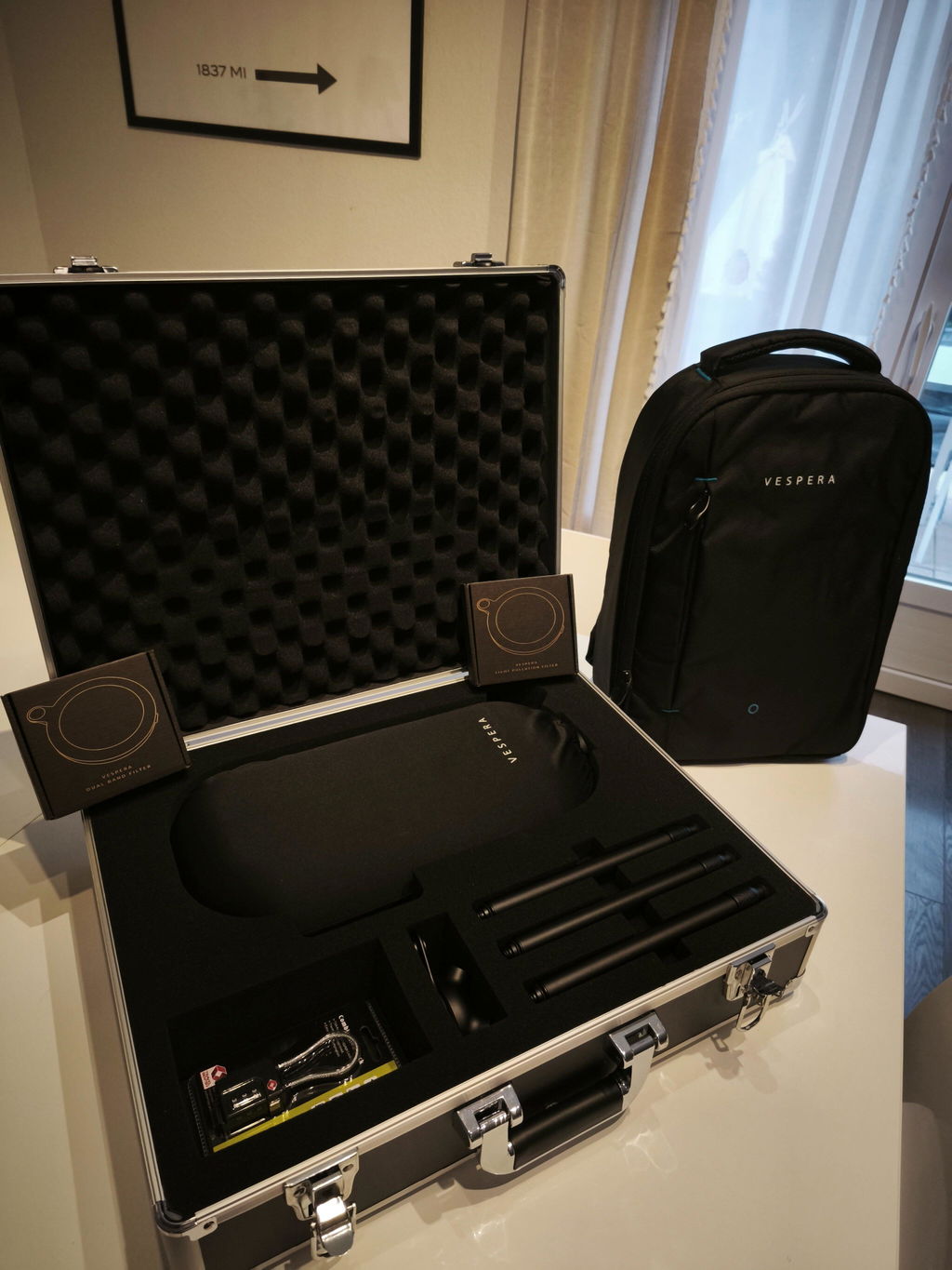 Vaonis Vespera Rucksack Teleskoptasche gepolstert