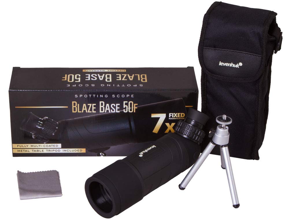 Levenhuk Blaze Base 50F Spektiv Tragbar mit Stativ Tasche