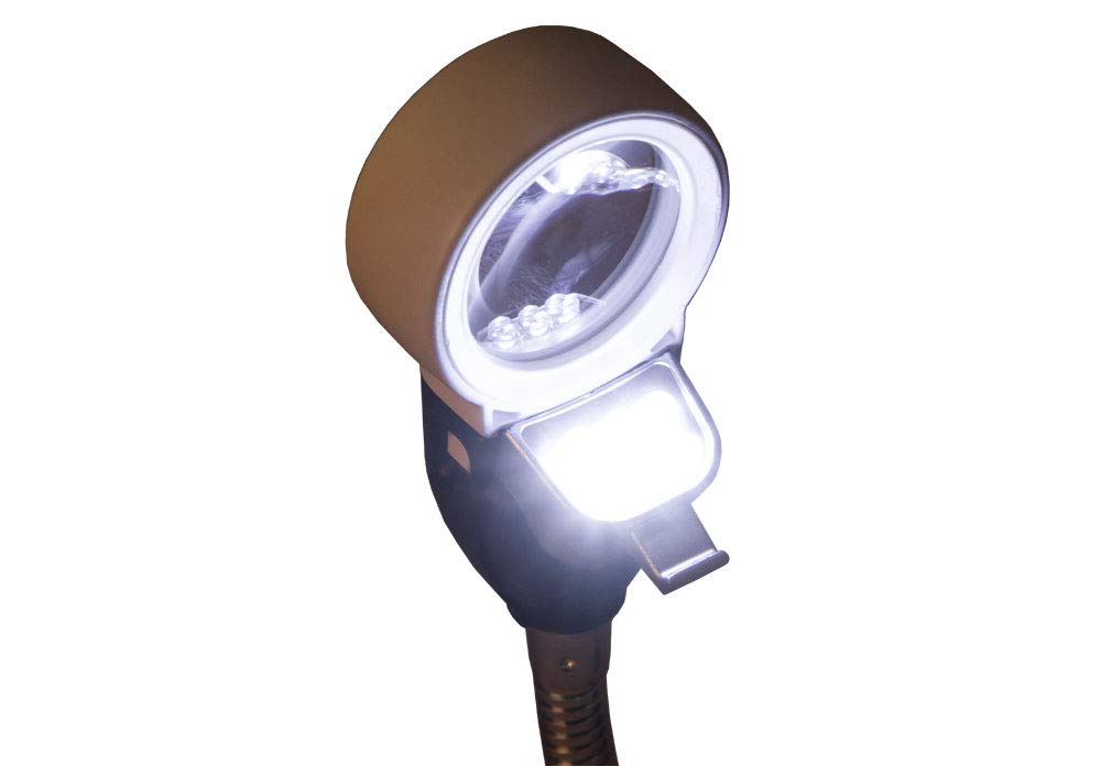 Levenhuk Zeno Multi ML7 Lupe 3x/16x LED Hand-/Tischlupe