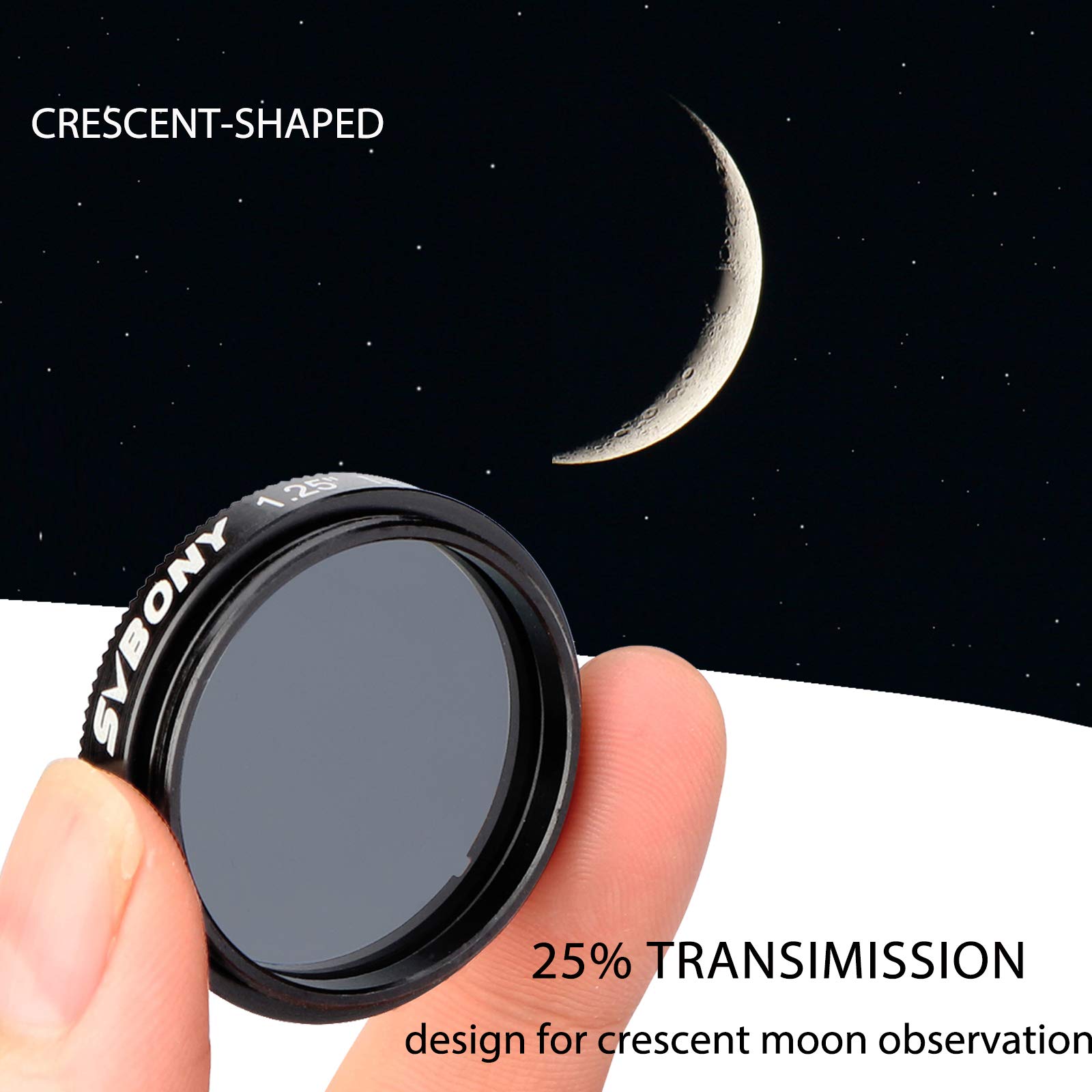 SVBONY SV139 Mondfilter ND4 1,25 Zoll 25% Transmission