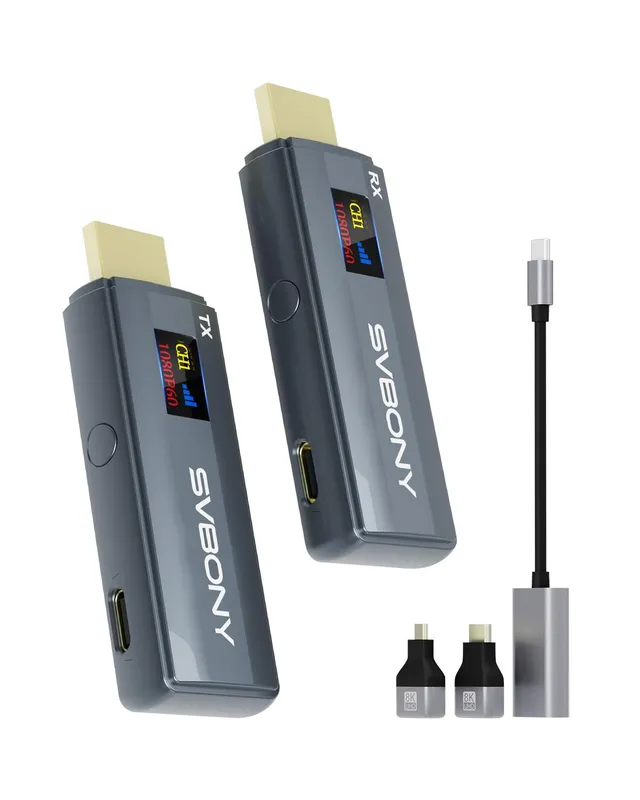SVBONY TransAir1 HDMI Funksender 1080P Office-Set
