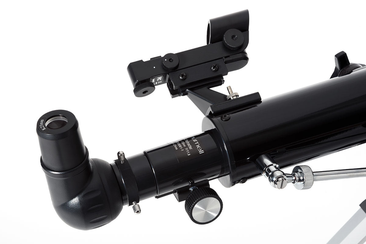 Zhumell 60AZ 60mm Refraktor Teleskop mit Stativ und Zubehör