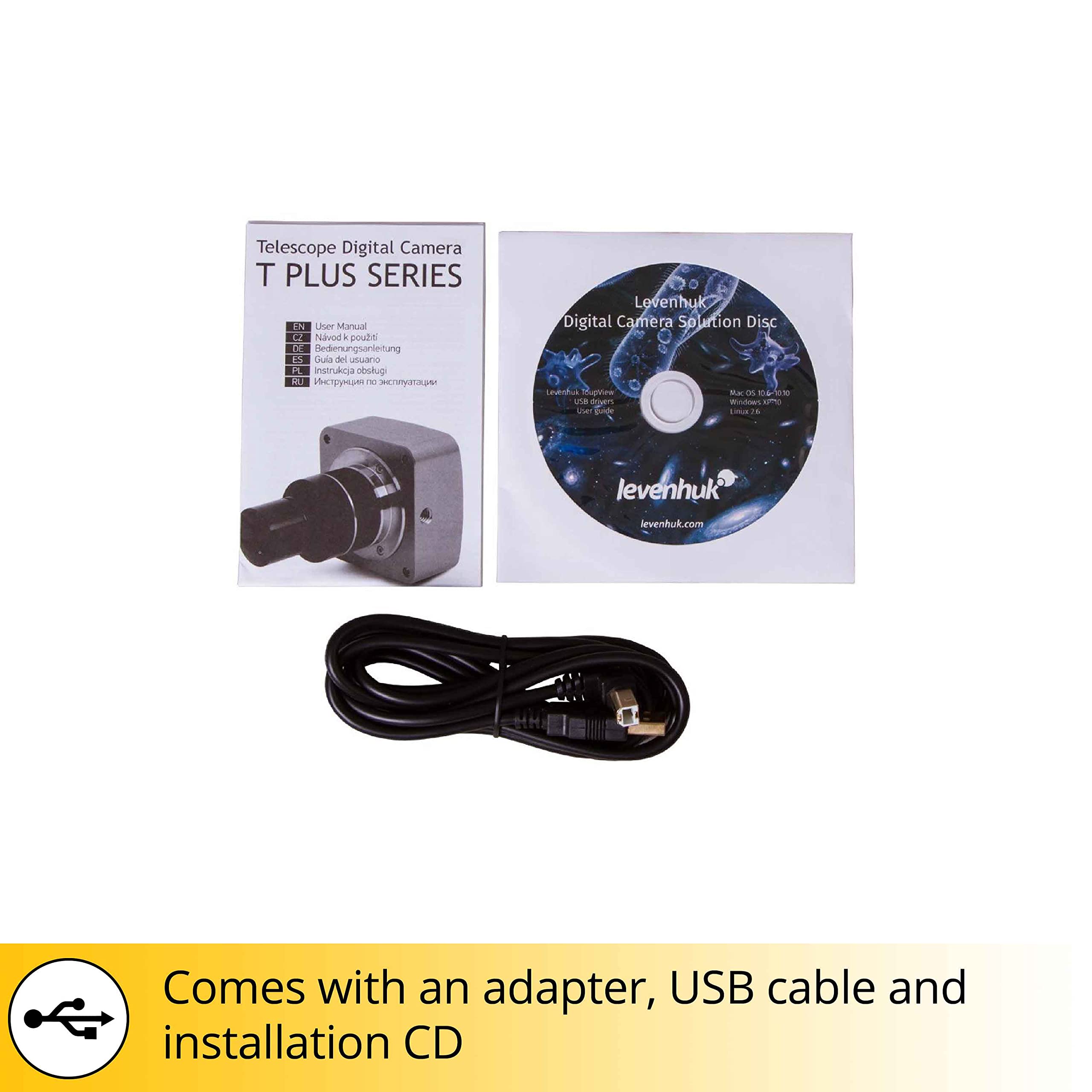 Levenhuk T130 Plus Teleskop-Digitalkamera 1,3 Mpx CMOS
