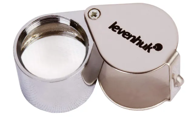 Levenhuk Zeno Handy ZH25 Taschenlupe 10x Metall