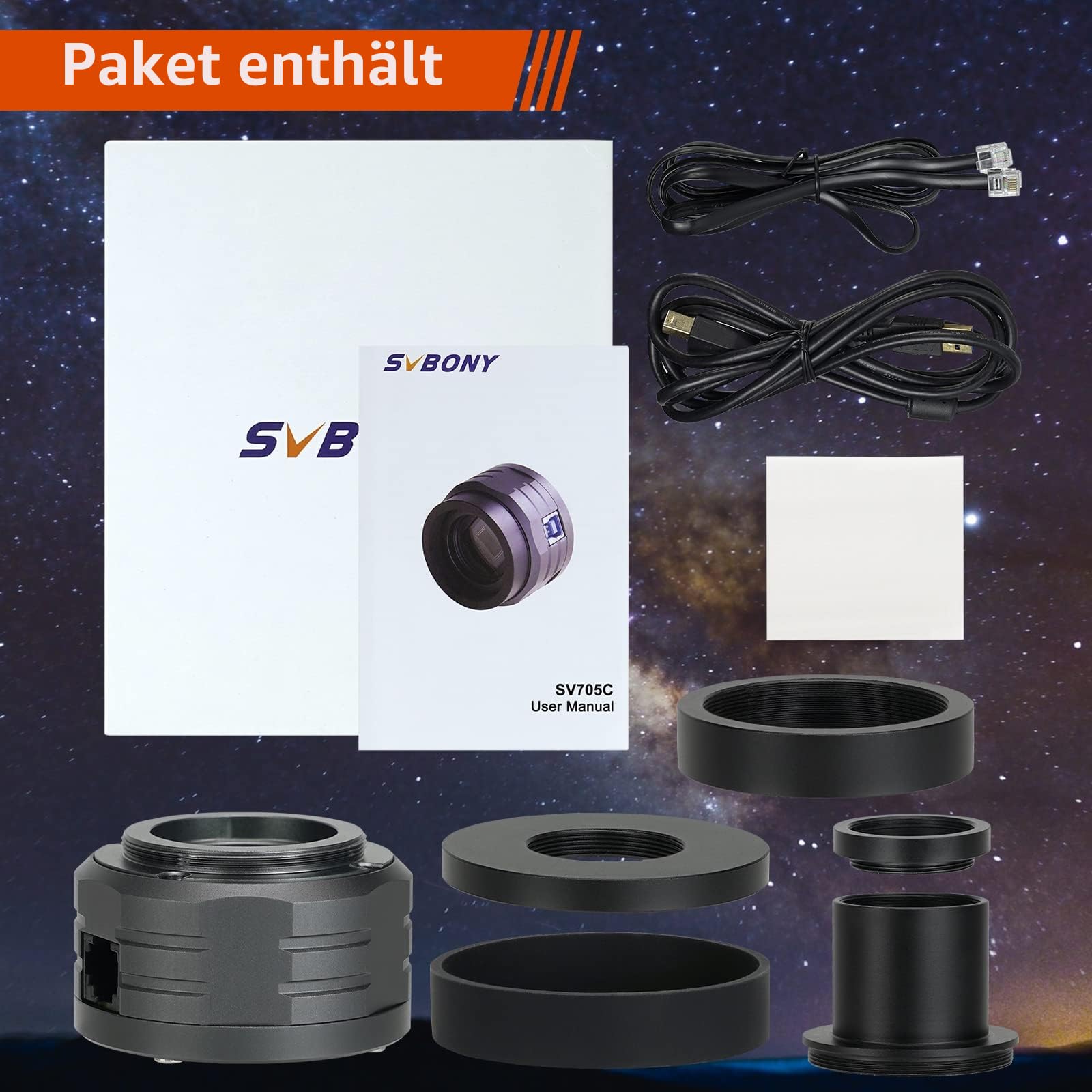 SVBONY SV705C Astrokamera IMX585 Farb USB3.0 Planetenkamera