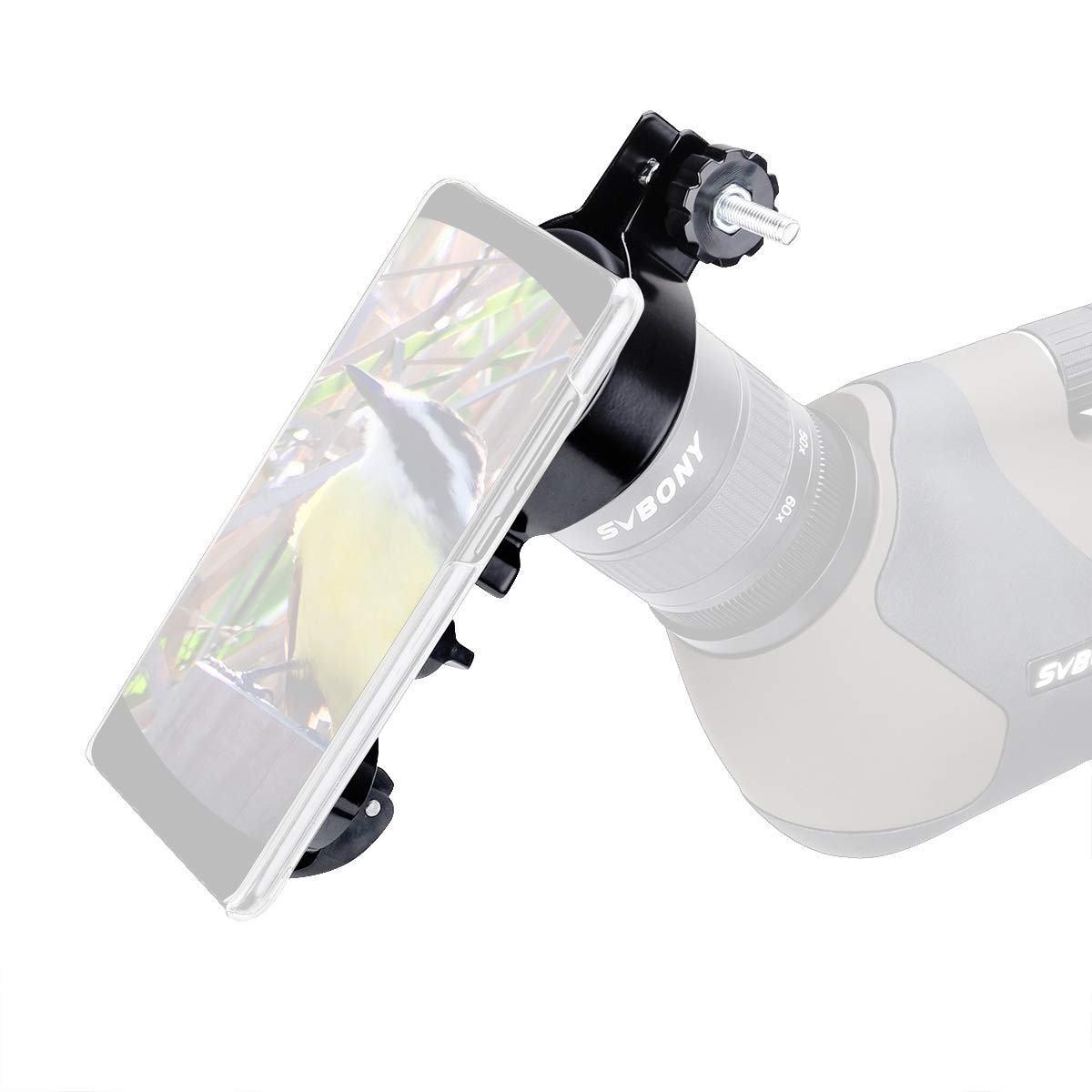 SVBONY Smartphone Adapter Handyhalter 50-65 mm Alu