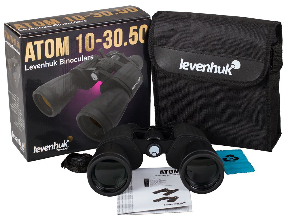 Levenhuk Atom 10-30x50 Fernglas Zoom Porro