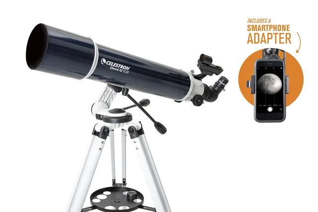 Celestron Omni AZ 102 Refraktor Teleskop 102 mm mit Adapter