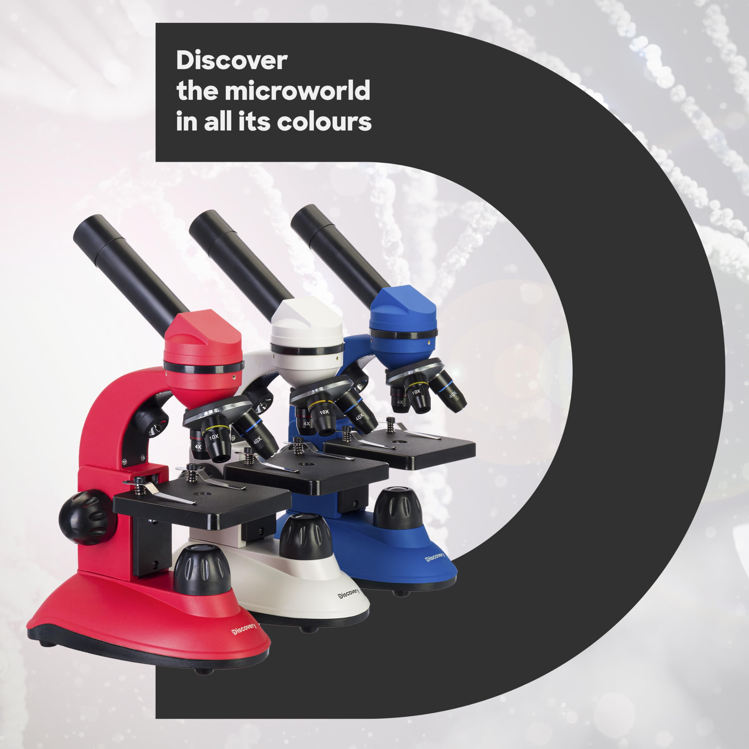 Levenhuk Discovery Nano Gravity Mikroskop 40-400x Englisch