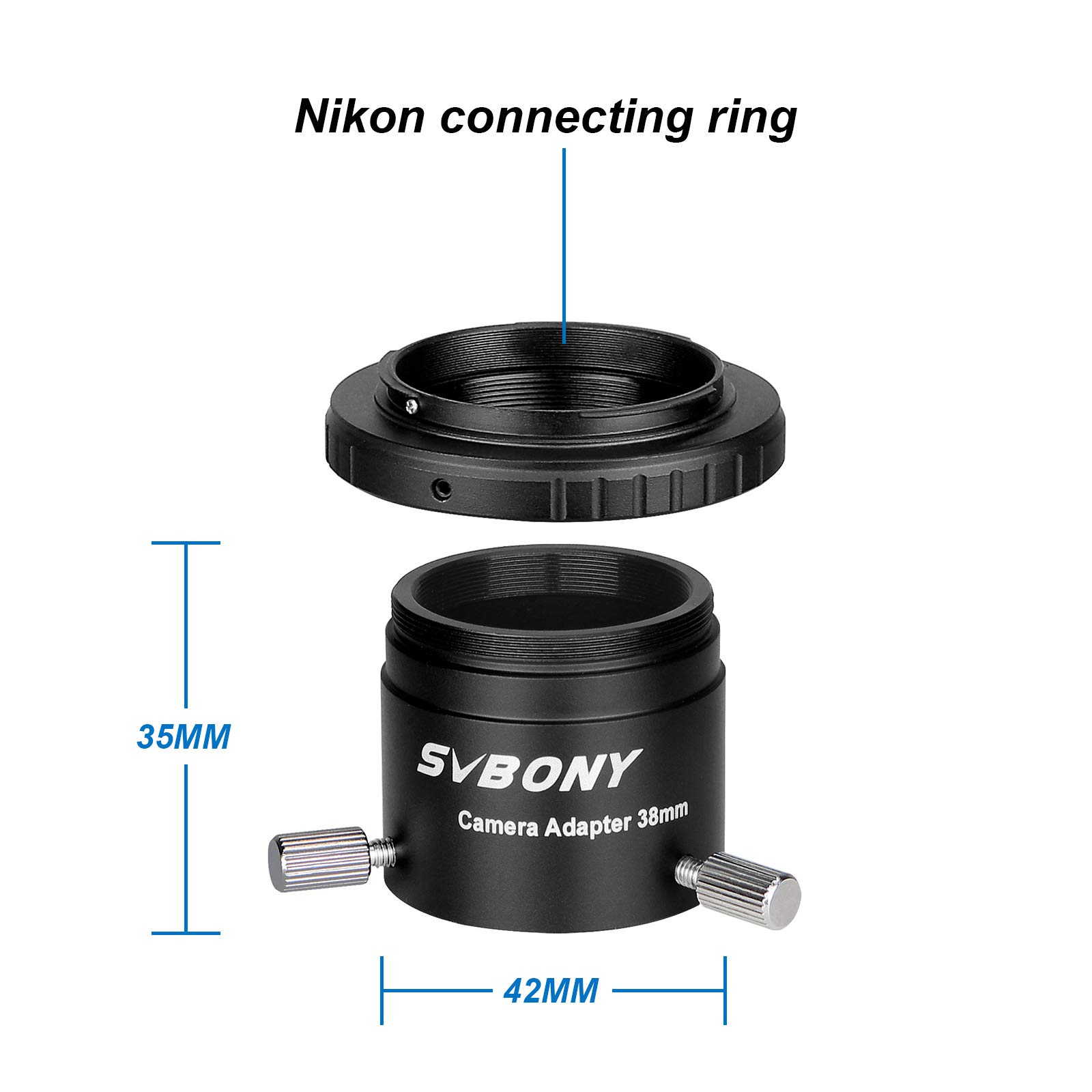 SVBONY SV186 Teleskop Kamera-Adapter T-Ring für Nikon