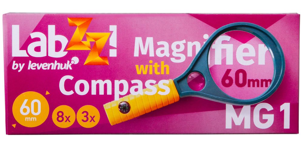 Levenhuk LabZZ MG1 Kinderlupe mit Kompass 3x/8x