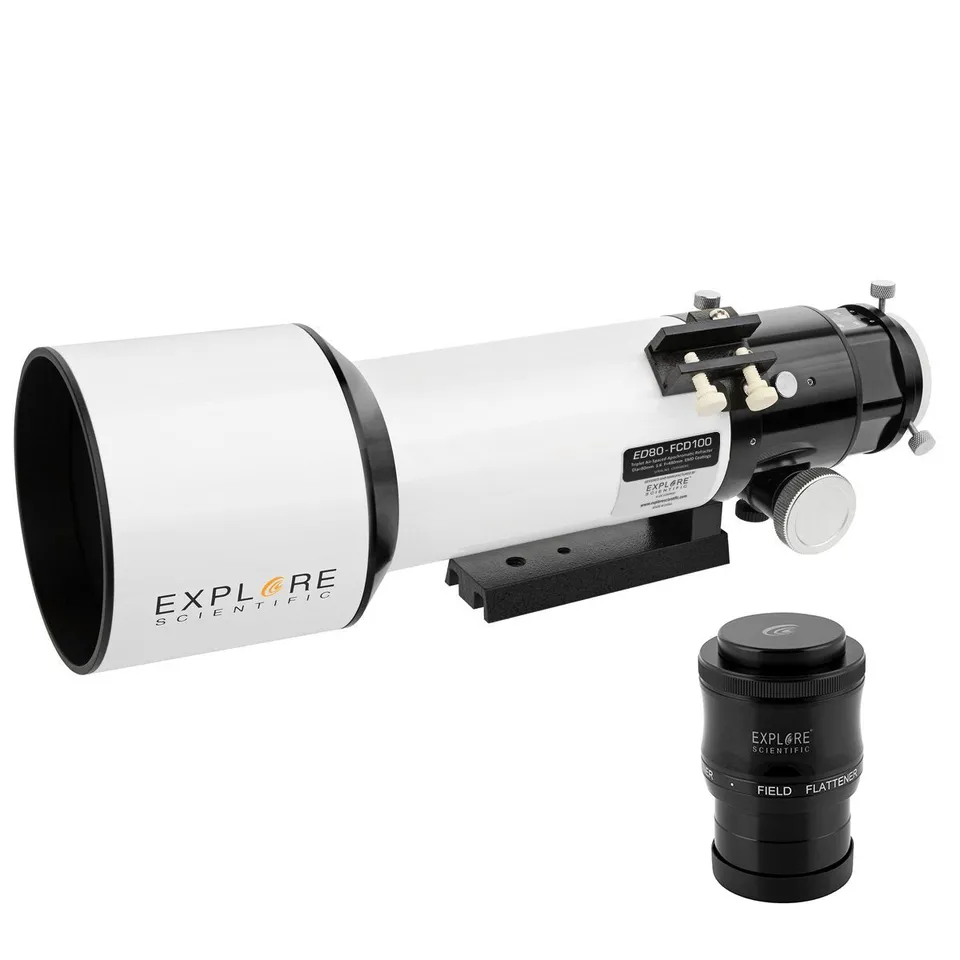 Explore Scientific ED80 FCD100 Apo Refraktor f/6 mit Flattener