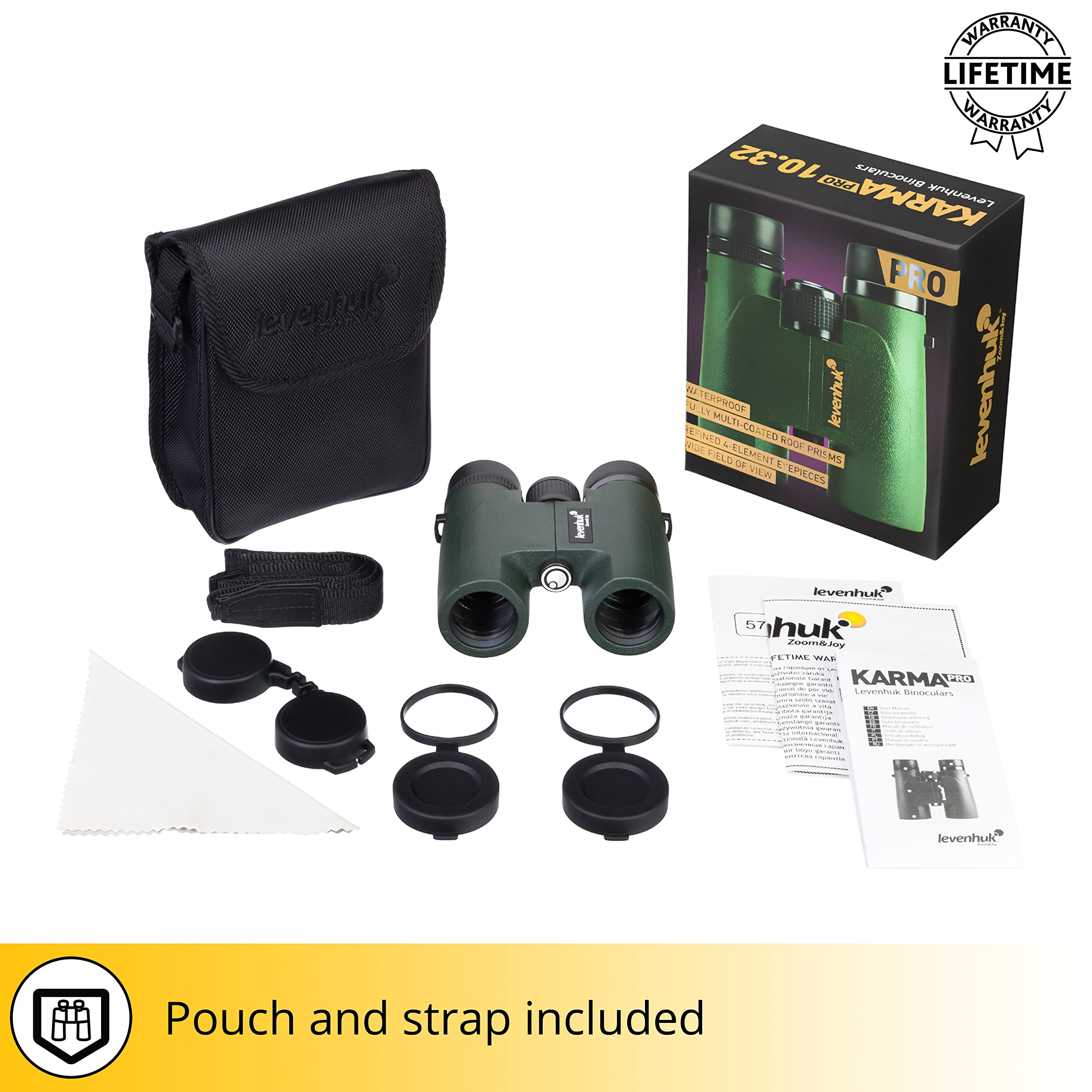 Levenhuk Karma PRO 10x32 Fernglas kompakt wasserdicht