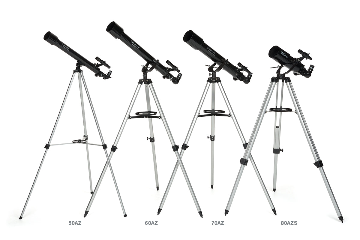 Celestron PowerSeeker 80AZS Teleskop 80mm Refraktor mit Stativ