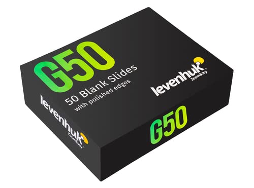Levenhuk G50 Objektträger 76x25 mm 50 Stück Glas