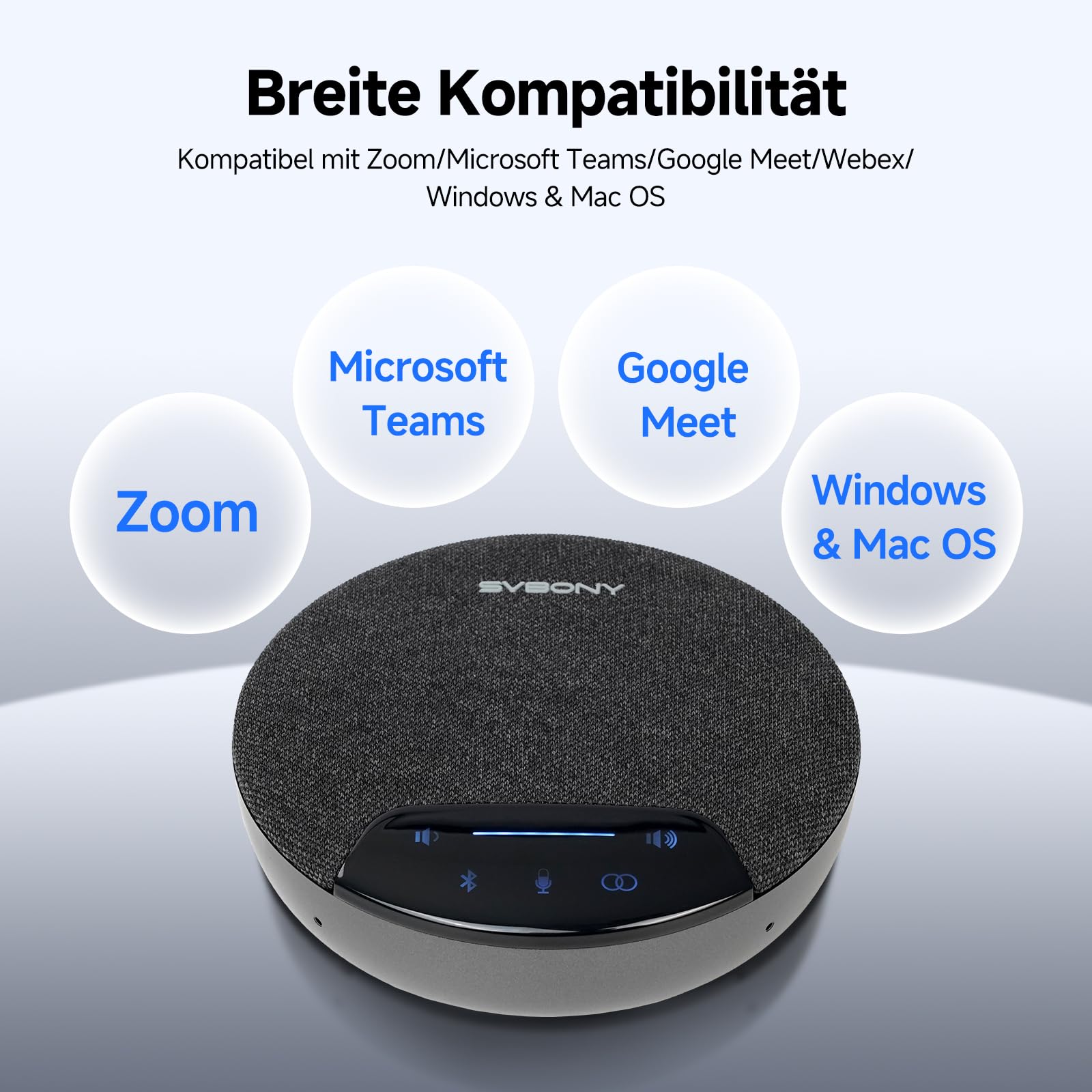 SVBONY SVN O1 Konferenzmikrofon Bluetooth Lautsprecher 360°