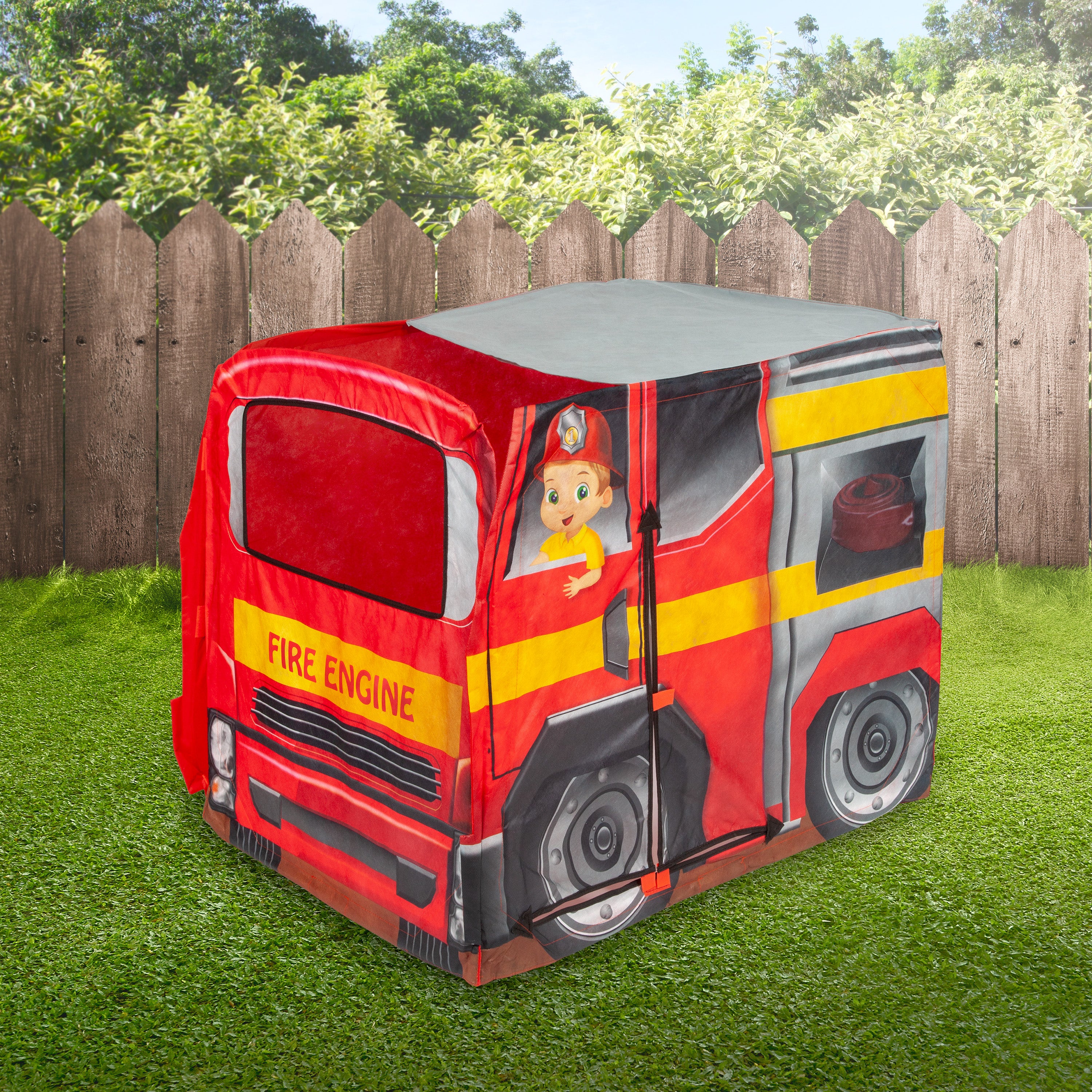 Explore Scientific Fire Engine Spielzelt Kinder ab 3 J