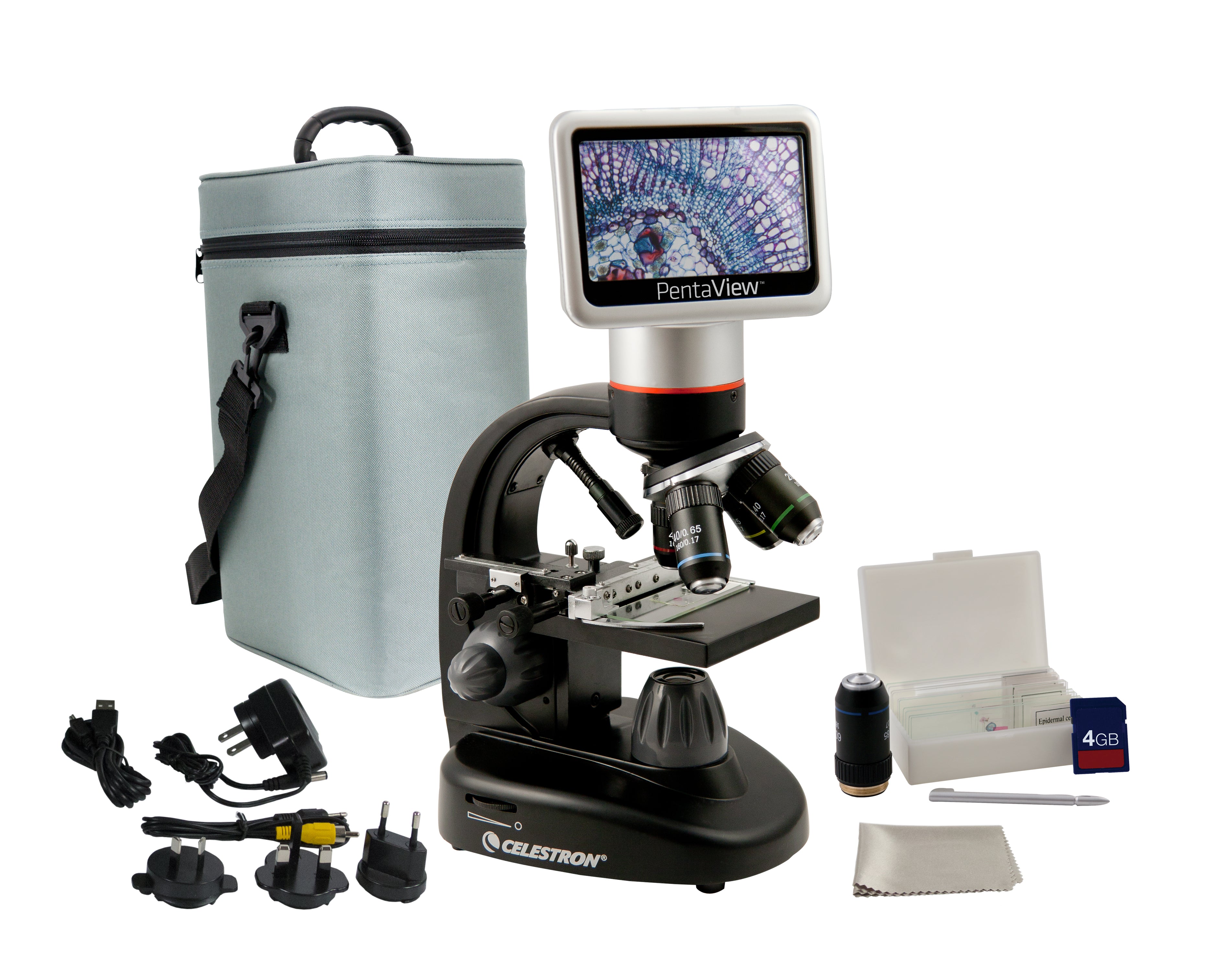 Celestron Labs PentaView LCD Digitalmikroskop 40-600x