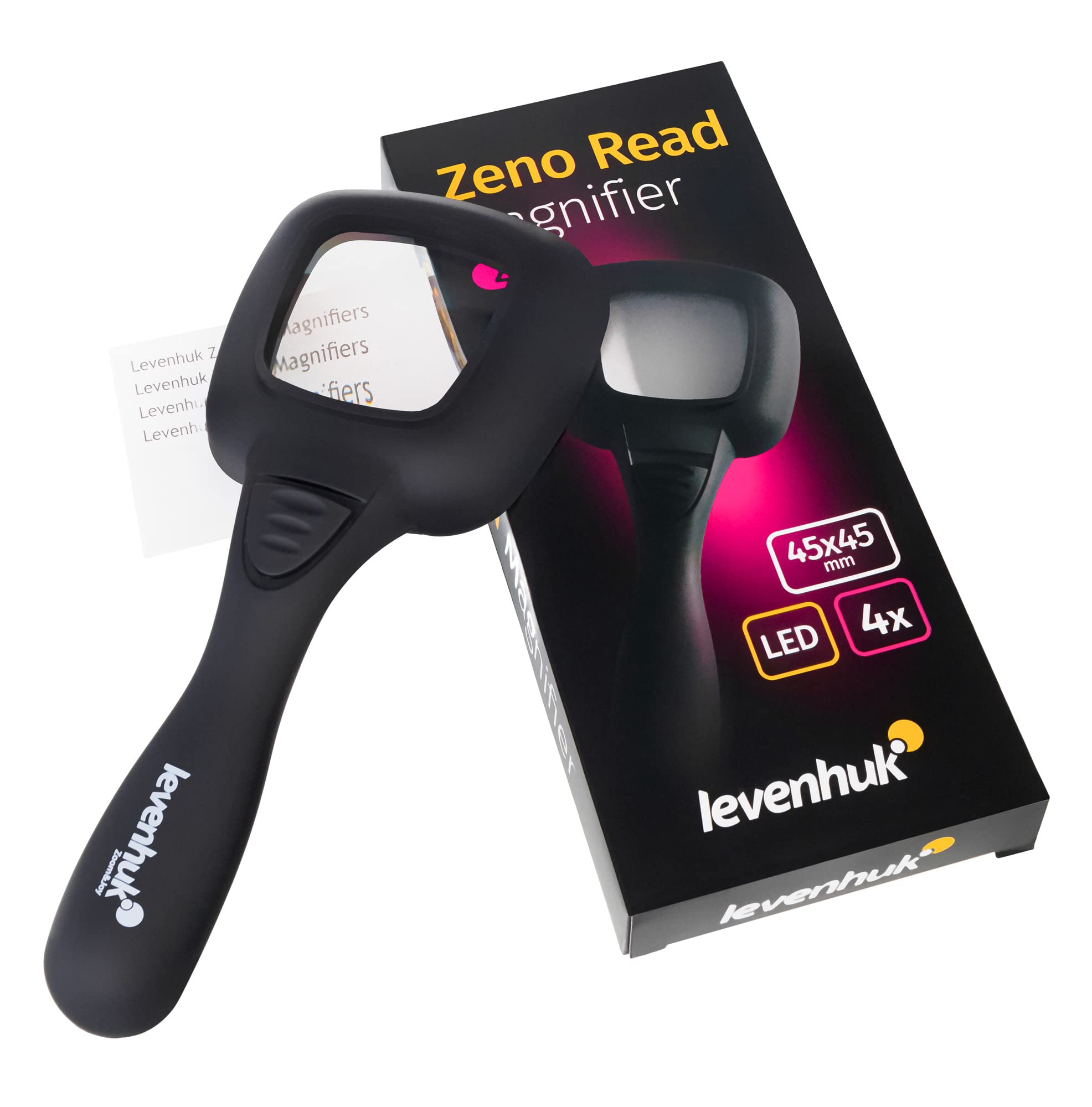 Levenhuk Zeno Read ZR12 Handlupe LED 4x 45mm