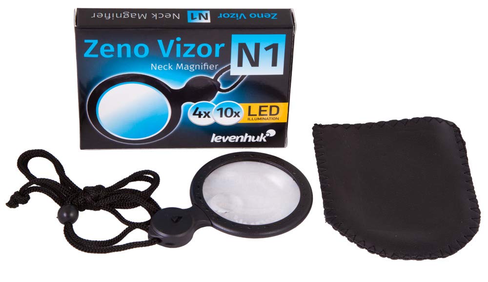 Levenhuk Zeno Vizor N1 Nackenlupe LED 4x/10x