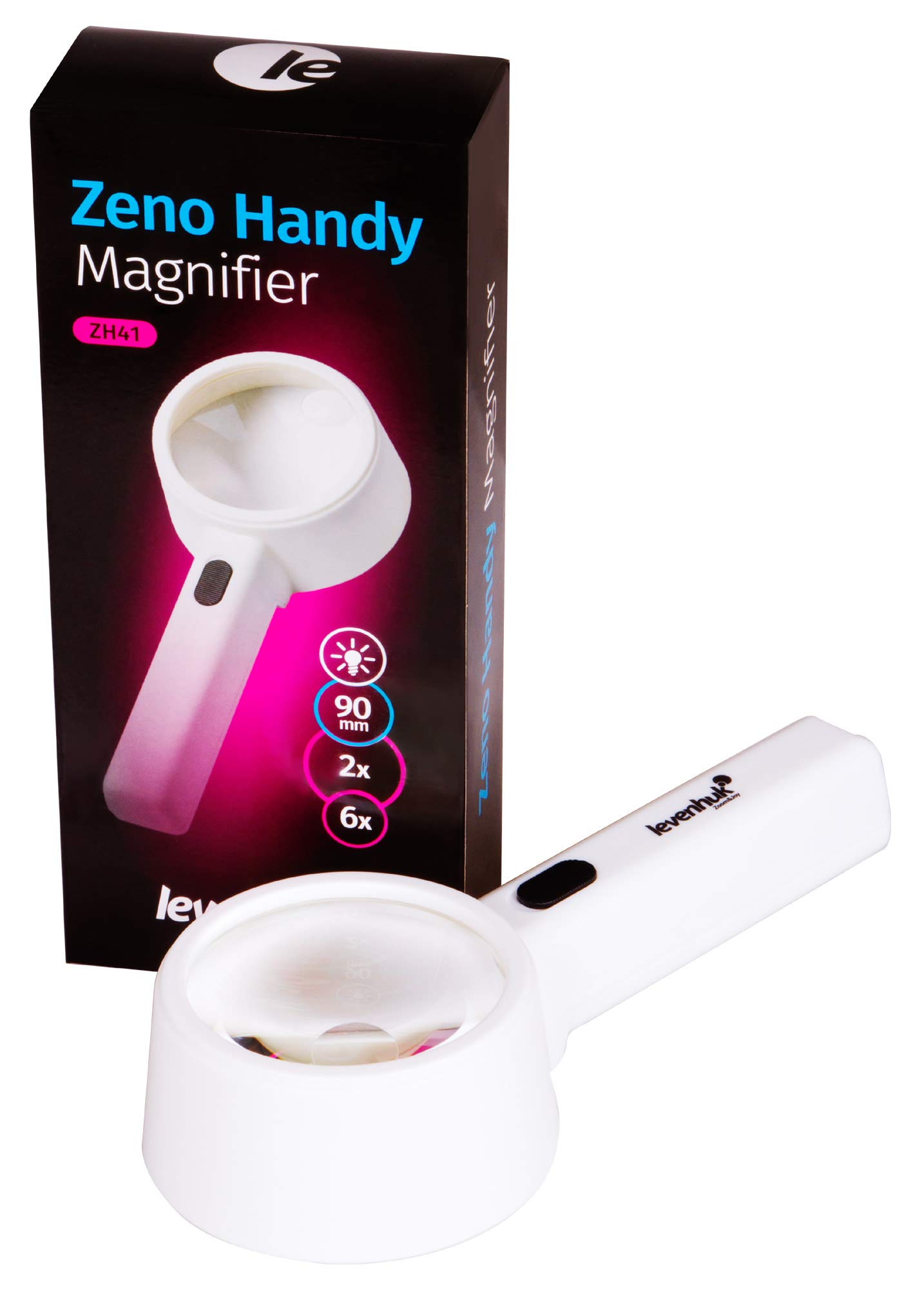 Levenhuk Zeno Handy ZH41 Handlupe LED 2x 6x