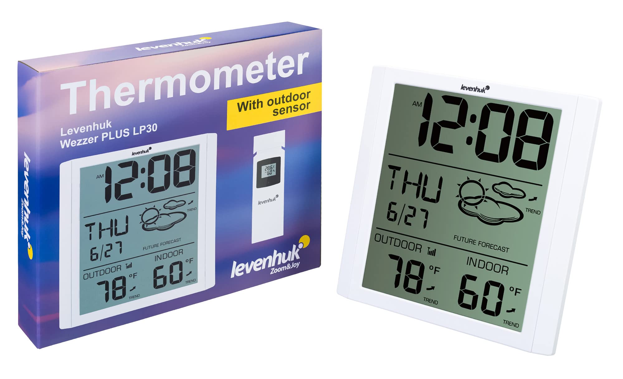 Levenhuk Wezzer PLUS LP30 Thermometer mit Außensensor