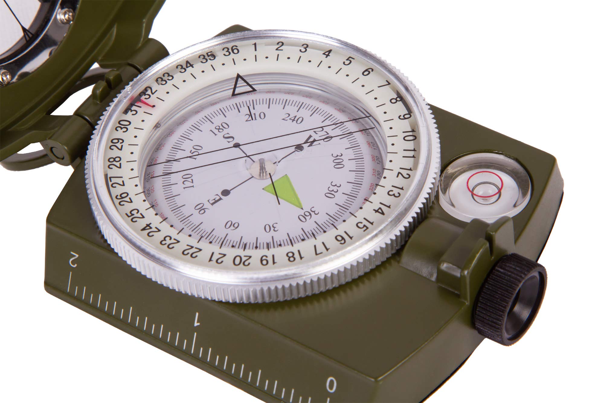 Levenhuk Army AC10 Metallkompass Visier Wasserwaage