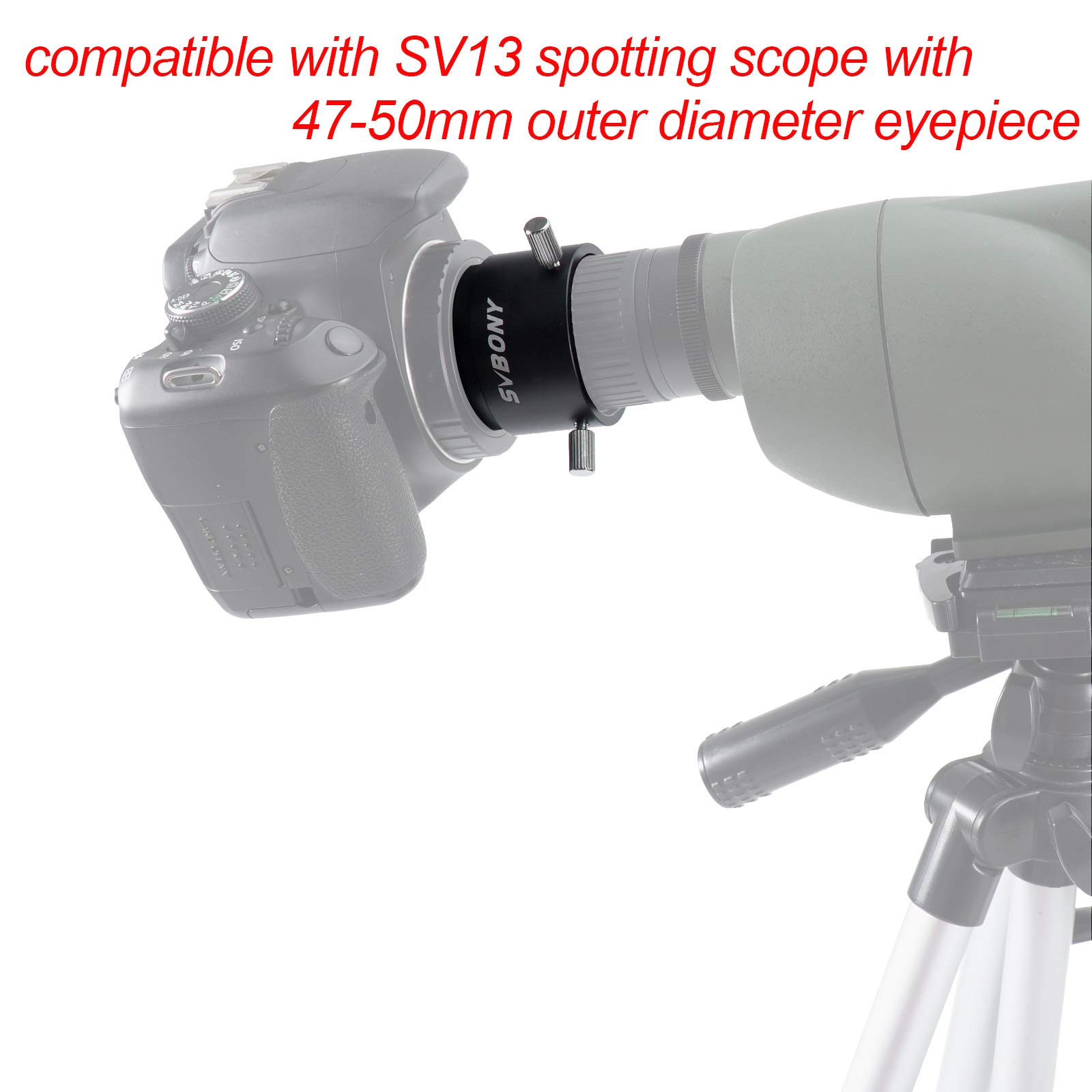 SVBONY SV186 Teleskop Kamera Adapter Canon T-Ring Metall