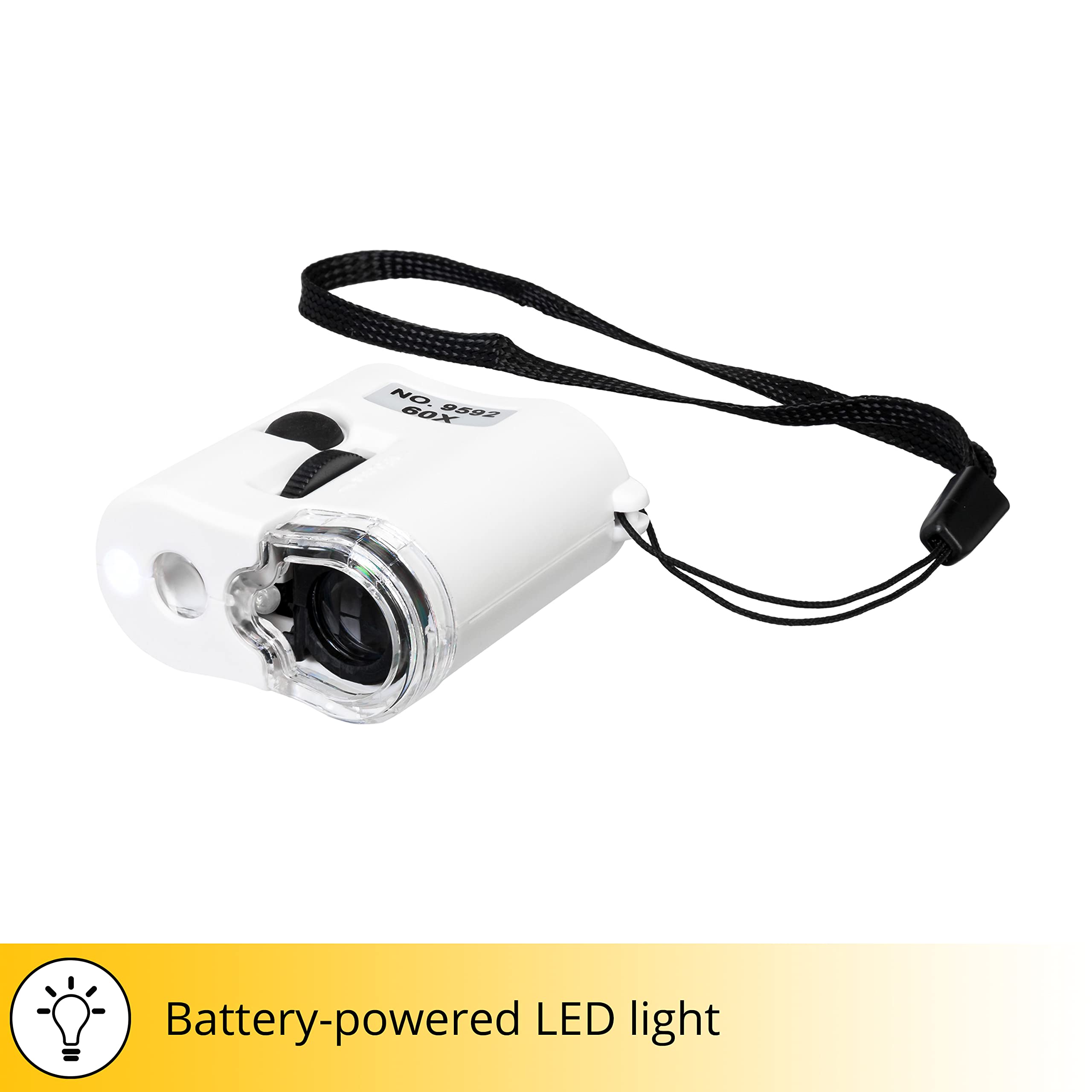 Levenhuk Zeno Cash ZC2 Taschenmikroskop 60x UV LED