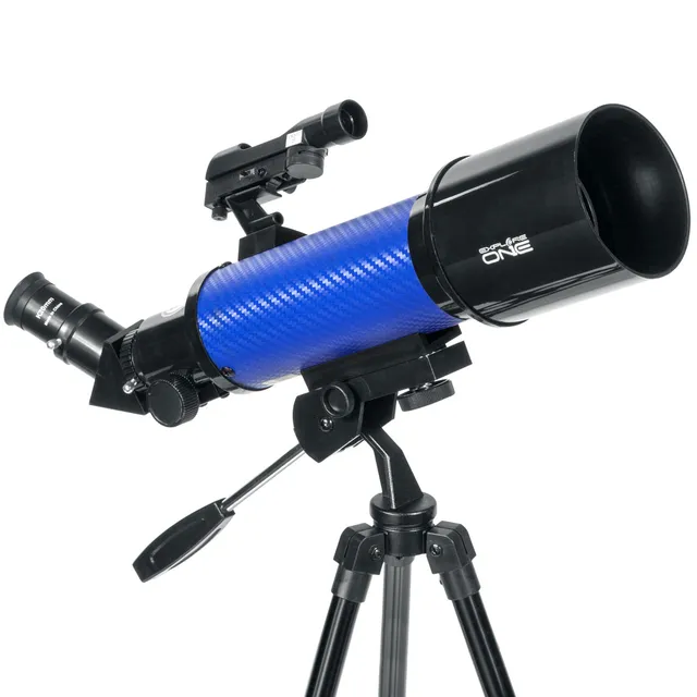 Explore One CF400 70mm Teleskop Refraktor blau