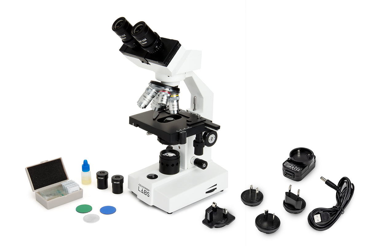 Celestron Labs CB2000CF Mikroskop binokular 2000x LED